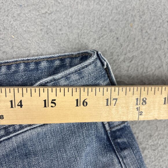 AG Adriano Goldschmeid Jean Mens Blue Everett Slim Straight Size 34 - Picture 6 of 7